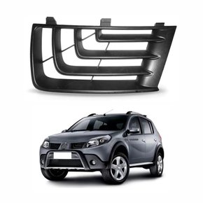 Grade Radiador Renault Sandero Stepway 2008 Até 2011 Lado Esquerdo Motorista