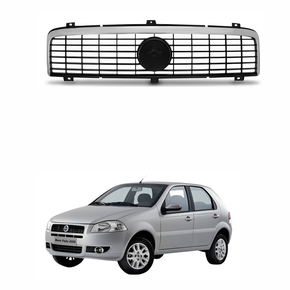 Grade Radiador Fiat Palio G4 2008 2009 2010 com Friso Cromado