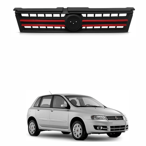 Grade Radiador Fiat Stilo 2008 2009 2010 2011 2012 com Friso Vermelho