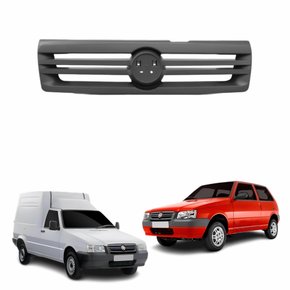 Grade Radiador Fiat Uno Fire Fiorino 2009 Até 2012 Toda Cinza