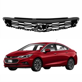 Grade Radiador GM Cruze Sedan LTZ 2016 Até 2019 Com Furo Friso
