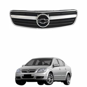 Grade Radiador Gm vectra 2006 2007 2008 Completa com Friso Cromado