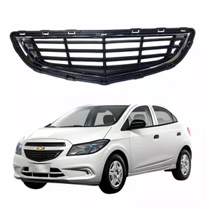 Grade Radiador Inferior Gm Onix 2012 Até 2016 Com Friso Cromado