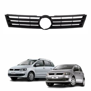 Grade Radiador Vw Fox Spacefox 2011 Até 2014 Texturizada