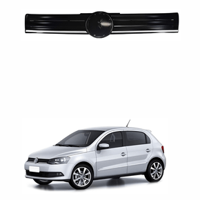 Grade Radiador Vw Gol G6 2012 2013 2014 2015 2016 Black Piano com Friso Cromado