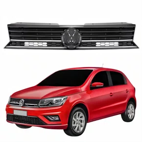 Grade Radiador Vw Gol G8 2021 Até 2023 Com Friso Cromado