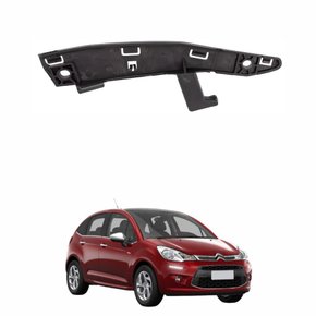 Guia Parachoque Dianteiro Citroen C3 2013 até 2021 Lado Direito Passageiro