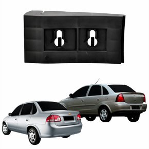 Guia Traseiro Parachoque Gm Corsa Sedan 1996 Até 2010 Lado Esquerdo Motorista