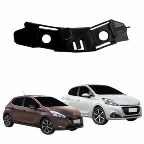 Guia Parachoque Peugeot 208 2012 Até 2019 Lado Direito Passageiro