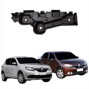 Guia Parachoque Renault Logan Sandero 2014 Até 2019 Lado Direito Passageiro
