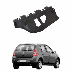 Guia Parachoque Renault Sandero 2008 2009 2010 2011 2012 2013 2014 Traseiro Lado Direito Passageiro