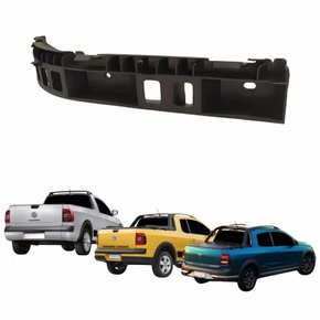 Guia Parachoque Traseiro Vw Saveiro G5 2009 Até 2012 G6 2013 Até 2016 G7 2017 Até 2020 Lado Direito Passageiro