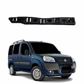 Guia Parachoque Fiat Doblô 2010 Até 2016 Lado Direito Passageiro