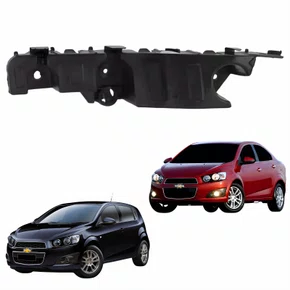 Guia Parachoque Gm Sonic Hatch Sedan 2012 Até 2016 Lado Esquerdo Motorista