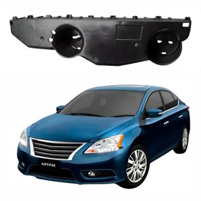 Guia Parachoque Nissan Sentra 2014 Até 2016 Lado Esquerdo Motorista