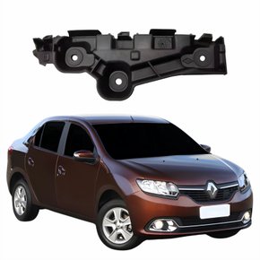 Guia Parachoque Renault Logan 2014 Até 2019 Lado Direito Passageiro