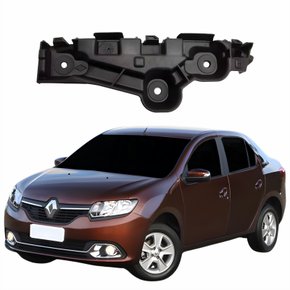 Guia Parachoque Renault Logan 2014 Até 2019 Lado Esquerdo Motorista