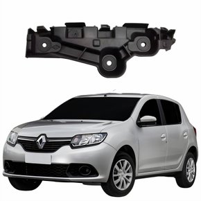 Guia Parachoque Renault Sandero 2014 Até 2019 Lado Esquerdo Motorista
