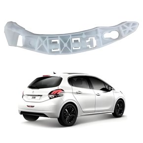 Guia Parachoque Traseiro Peugeot 208 2013 Até 2019 Lado Direito Passageiro
