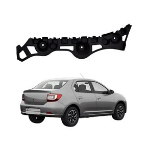 Guia Parachoque Traseiro Renault Logan 2015 Até 2019 Lado Direito Passageiro