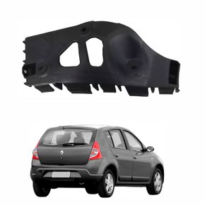 Guia Parachoque Traseiro Renault Sandero 2008 até 2014 Lado Direito Passageiro