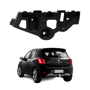 Guia Parachoque Traseiro Renault Sandero 2014 Até 2020 Lado Esquerdo Motorista