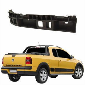 Guia Parachoque Traseiro Vw Saveiro G6 2013 2014 2015 2016 Lado Direito Passageiro