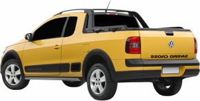 Guia Parachoque Traseiro Vw Saveiro G6 2013 2014 2015 2016 Lado Esquerdo Motorista