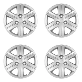 Kit 4 calotas aro 14p prata mod kwid zen 2018/22