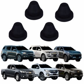 Kit Bucha Capa Tampa Motor 2.8 S10 2012 Até 2023 Trailblazer 2016 Até 2023 4 Pecas