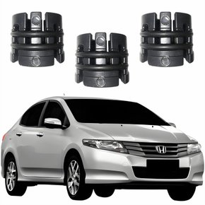 Kit Bucha Reparo Reforçada Caixa Direção Honda City 2009 Até 2014