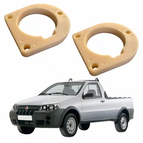 Kit Calço de Mola Fiat Strada 2004 Até 2015 Dianteiro 2 Peças
