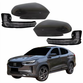 Kit Capa Com Pisca Retrovisor Fiat Fastback 2021 2022 2023 2024
