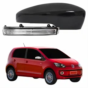 Kit Capa Com Pisca Retrovisor Vw Up 2013 2014 Texturizado Lado Direito Passageiro