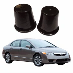 Kit Coxim Batente Capô Honda Civic 2007 Até 2016 2 Peças