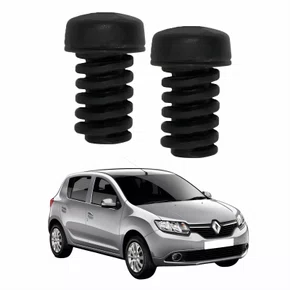 Kit Coxim Batente Capô Renault Sandero 2 Peças
