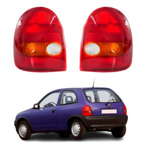 Kit de Lanterna Gm Corsa 1994 Até 1999 Tricolor 2 Portas