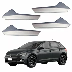 Kit Gatilho Maçaneta Interior Vw Polo 2018 Até 2025 4 Peças