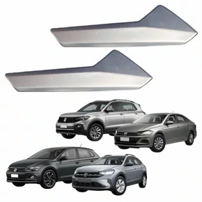 Kit Gatilho Maçaneta Interior Vw Polo Virtus 2018 Até 2025 T-Cross 2019 Até 2025 Nivus 2020 Até 2025 Lado Esquerdo