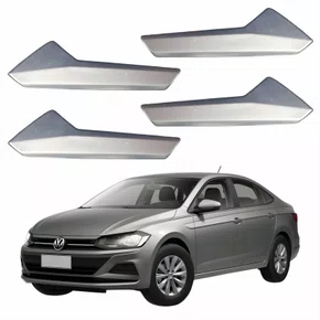 Kit Gatilho Maçaneta Interior Vw Virtus 2018 Até 2025 4 Peças