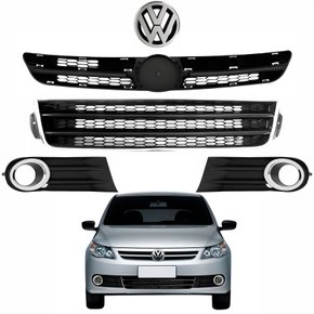Kit Grades + Emblema Vw Gol G5 2008 Até 2012