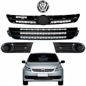 Kit Grades + Emblema Vw Gol G5 2008 Até 2012