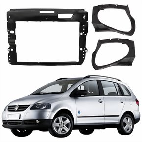 Kit Painel Dianteiro Com Alojamento Vw Spacefox 2003 Até 2010 Com Ar