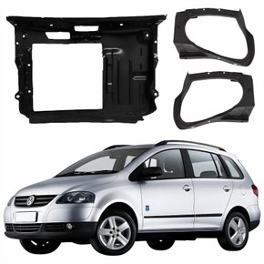 Kit Painel Dianteiro Com Alojamento Vw Spacefox 2003 Até 2010 Sem Ar