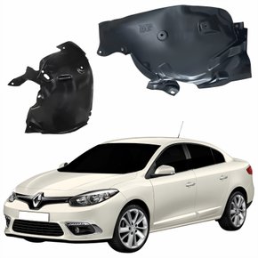 Kit Parabarro Dianteiro Renault Fluence 2010 Até 2019 Frontal Traseiro Lado Esquerdo Motorista