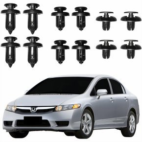 Kit Presilhas Defletor Parachoque Honda Civic 2007 2008 2009 2010 2011 Original