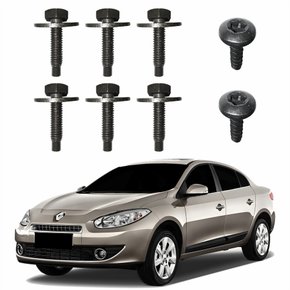 Kit Presilhas Defletor Parachoque Renaut Fluence 2010 Até 2016 Original