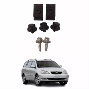 Kit Presilhas Defletor Parachoque Toyota Filder 2003 Até 2008