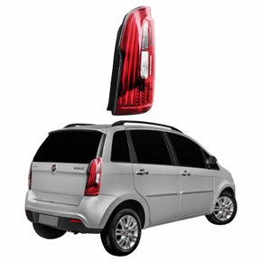 Lanterna Fiat Idea 2010 Até 2016 Com Led Bicolor Lado Direito Passageiro