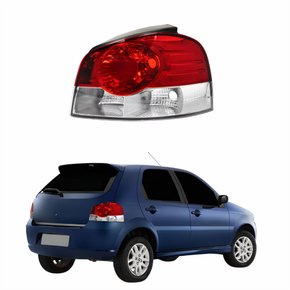 Lanterna Traseira Fiat Palio BBB 2008 2009 2010 2011 2012 Bicolor Lado Direito Passageiro